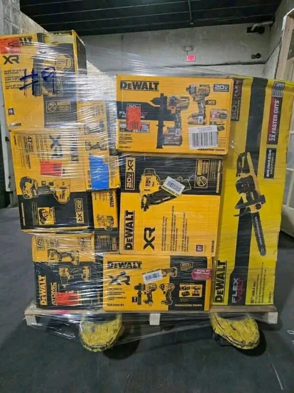 Dewalt tools available 100 pieces per pallet
